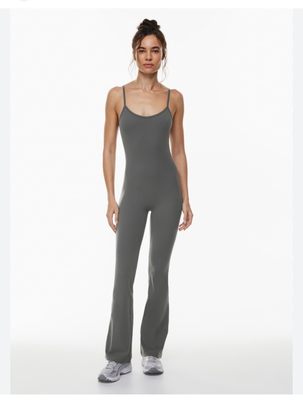 Aritzia TNA Butter Essential Flare Jumpsuit S Activewear Yoga Travel Clean Girl